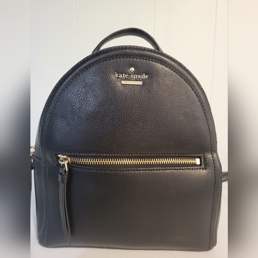 BLACK Kate Spade Perry Small Black Backpack